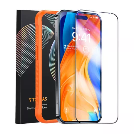 Edzett üveg iPhone 15 Pro Max Torras InstaII Master készülékhez