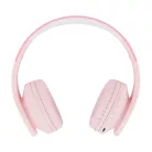 PowerLocus P1 wireless headphones for kids (pink)