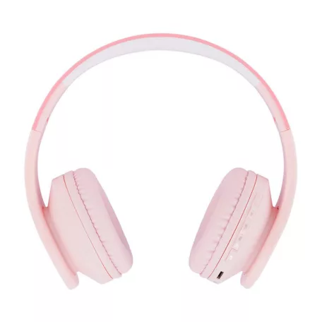 PowerLocus P1 wireless headphones for kids (pink)