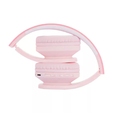 PowerLocus P1 wireless headphones for kids (pink)