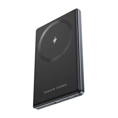 Choetech  B738 ultravékony powerbank, 5000mAh, 20W, PD (fekete)
