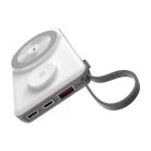 Choetech B695 powerbank, 10000mAh, LED (szürke)