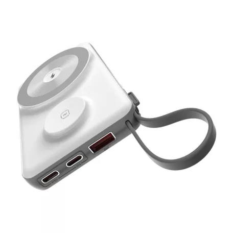 Choetech B695 powerbank, 10000mAh, LED (szürke)