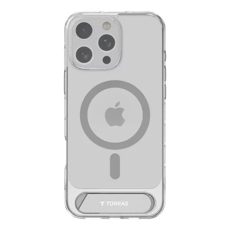 Torras Pstand sorozatú tok iPhone 16 Pro készülékhez (átlátszó)