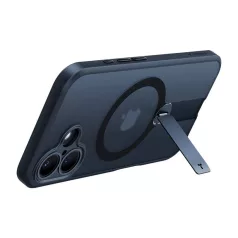  Torras Pstand Spin tok iPhone 16 Plus készülékhez (fekete)