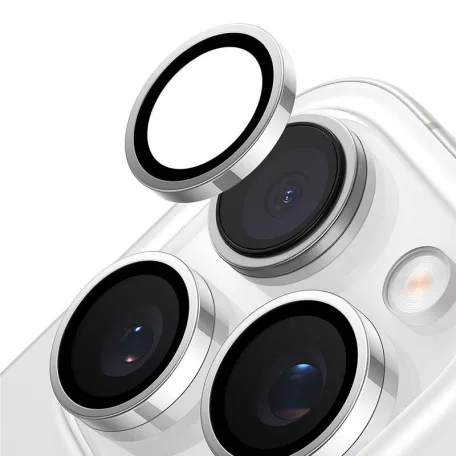 Torras Lensguard kameraüveg iPhone 16 Pro készülékhez (szürke)