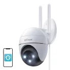 WiFi 3MP vezeték nélküli forgó biztonsági kamera ieGeek ZS-GQ2 fehér