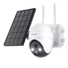 Vezeték nélküli 5MP WiFi biztonsági kamera ieGeek ZS-GX4S fehér napelemmel