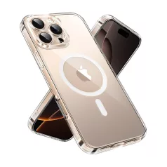   UGREEN CA111 MagSafe iPhone 16 Pro tok, sárgulásgátló (átlátszó)