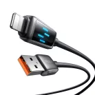 Mcdodo CA-5250 USB-A Lightning kábel, LED kijelző, 1.2m
