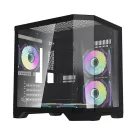 Darkflash FT350 számítógépház + 5 ARGB ventilátor (fekete)