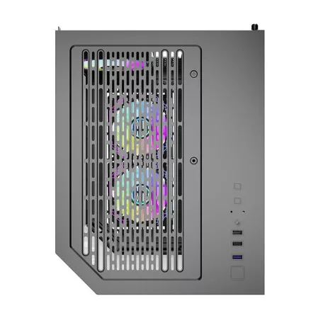 Darkflash FT350 számítógépház + 5 ARGB ventilátor (fekete)