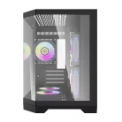 Darkflash FT350 számítógépház + 5 ARGB ventilátor (fekete)
