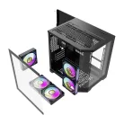 Darkflash FT350 számítógépház + 5 ARGB ventilátor (fekete)