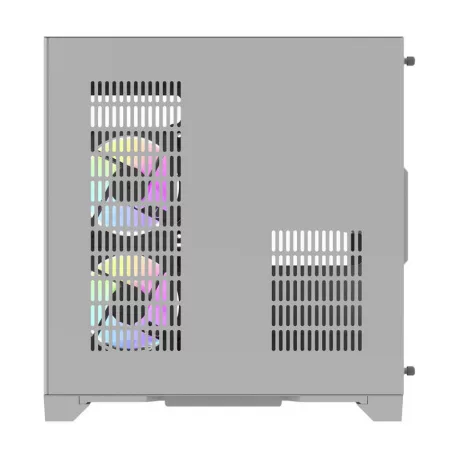 Darkflash FT350 számítógépház + 5 ARGB ventilátor (fehér)