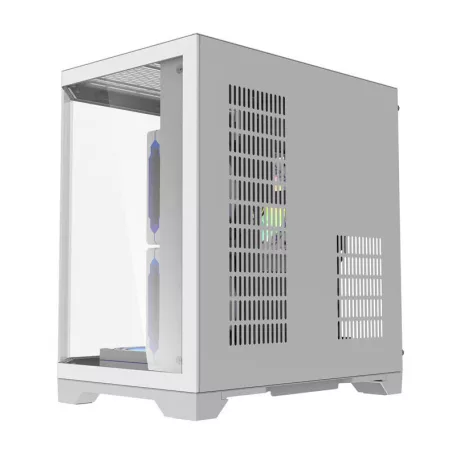 Darkflash FT350 számítógépház + 5 ARGB ventilátor (fehér)