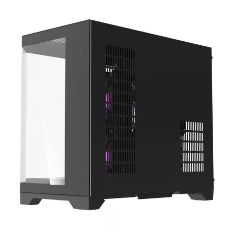 Darflash FT418 számítógépház + 6 ARGB ventilátor (fekete)