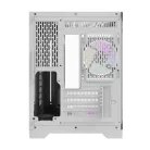 Darkflash FT418 számítógépház + 6 ARGB ventilátor (fehér)
