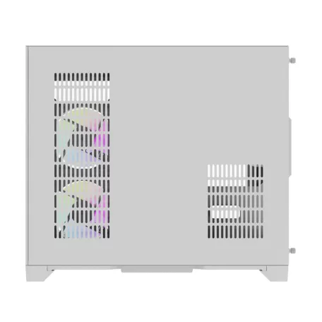 Darkflash FT418 számítógépház + 6 ARGB ventilátor (fehér)