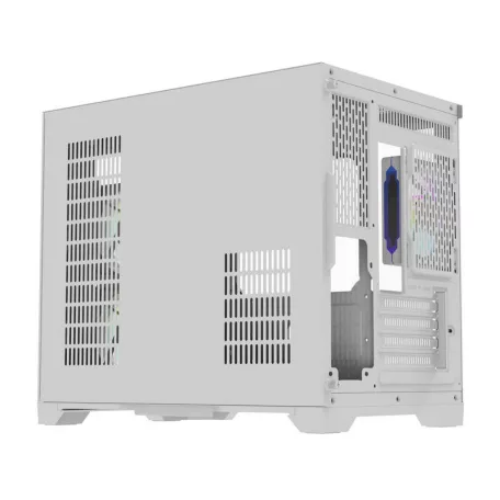 Darkflash FT418 számítógépház + 6 ARGB ventilátor (fehér)