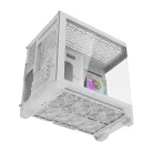Darkflash FT418 számítógépház + 6 ARGB ventilátor (fehér)