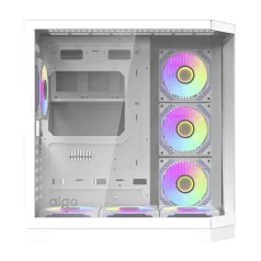   Darkflash FT418 PRO számítógépház + 7 ARGB ventilátor (fehér)