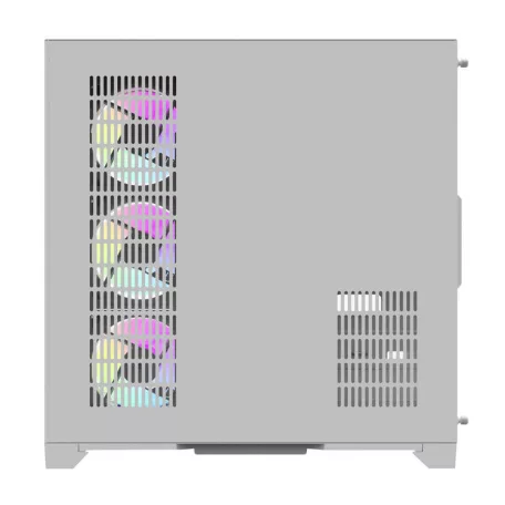 Darkflash FT418 PRO számítógépház + 7 ARGB ventilátor (fehér)