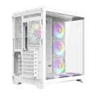 Darkflash FT418 PRO számítógépház + 7 ARGB ventilátor (fehér)