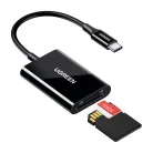 UGREEN CM265 2 az 1-ben USB-C kártyaolvasó (fekete)