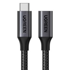   UGREEN US372 USB-C-USB-C Gen2 hosszabbító kábel, 1m (fekete)