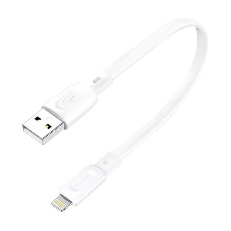 Foneng X107 USB-A-Lightning kábel, 3A, 0.25m (fehér)