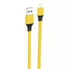 Foneng X96 USB-A-Lightning kábel, 2.4A, 1m (sárga)