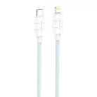 Foneng XS02 PD27W USB-C-Lightning kábel, 1.2m (kék)