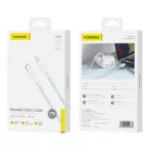 Foneng XS02 PD27W USB-C-Lightning kábel, 1.2m (kék)