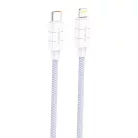 Kábel USB-C do Lightning Foneng XS02 PD27W, 1.2m (fioletowy)