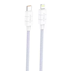   Kábel USB-C do Lightning Foneng XS02 PD27W, 1.2m (fioletowy)