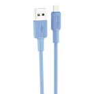 Foneng X100 USB-A-Lightning kábel, 2.4A, 1.2m (kék)