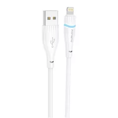 Foneng X101 USB-A-Lightning kábel, 2.4A, 1.2m (fehér)