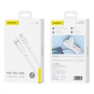 Foneng X101 USB-A-Lightning kábel, 2.4A, 1.2m (fehér)