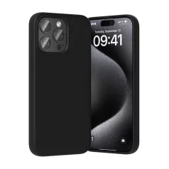   Vention KUFB0-40 szilikon tok iPhone 15 Pro Max készülékhez (fekete)