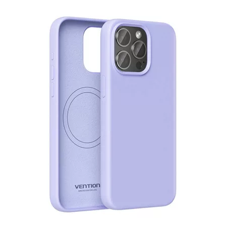 Vention KUFV0-40 szilikon tok iPhone 15 Pro Max készülékhez (lila)