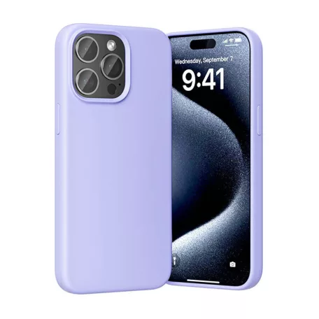 Vention KUFV0-40 szilikon tok iPhone 15 Pro Max készülékhez (lila)