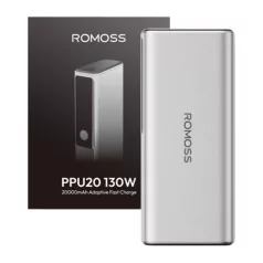 Romoss PPU20 20000mAh 130W Powerbank (ezüst)
