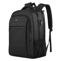  Matein 1007 fekete USB 15.6'' laptop utazási hátizsák