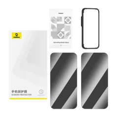   Baseus edzett üveg iPhone 15 Pro Max készülékhez 2 db-os csomag.