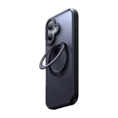   McDodo PC-4931 MagSafe tok iPhone 16 Plus készülékhez állvánnyal (fekete)