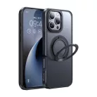 McDodo PC-4932 MagSafe tok iPhone 16 Pro készülékhez állvánnyal (fekete)