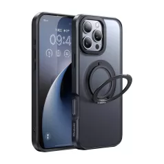   McDodo PC-4933 MagSafe tok iPhone 16 Pro Max készülékhez állvánnyal (fekete)