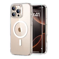   ESR hibrid tok (HaloLock) iPhone 16 Pro készülékhez képernyővédő készlettel (átlátszó)