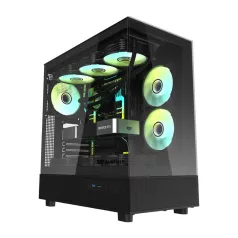 Darkflash DPX90 számítógépház (fekete) + 3 ventilátor